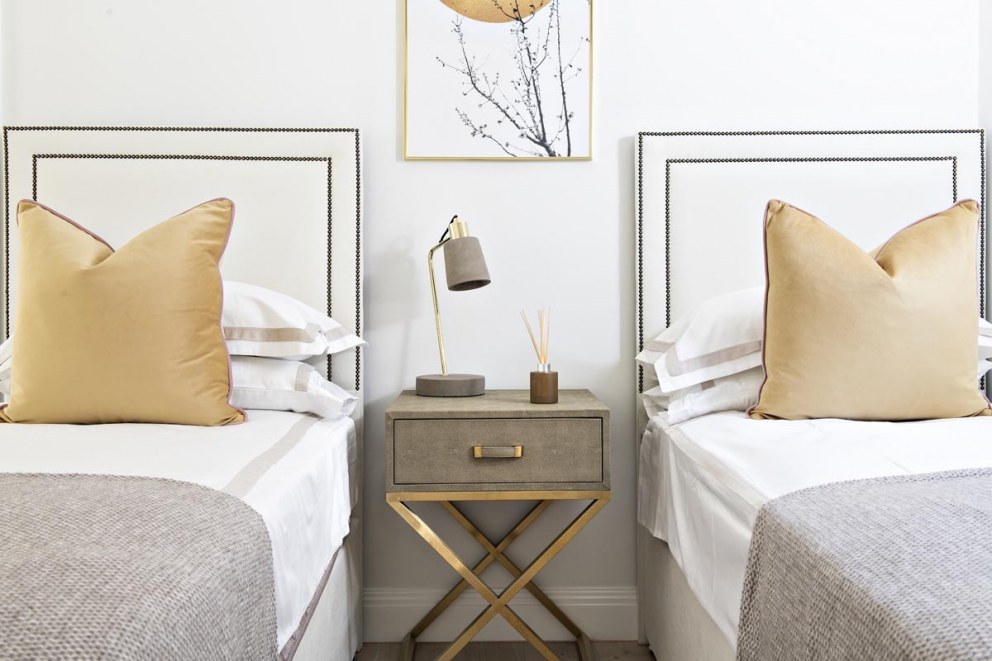 Kensington luxury family home | Twin Bedroom 5 | Interior Designers